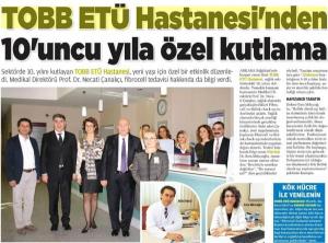 www.tobbetuhastanesi.com.tr
10. Yıla Özel Kutmala
10 yıldır sağlık sektöründe verdiğimiz hizmetlerle yanınızda olmaktan gurur duyuyor ve sizlere şükranlarımızı sunuyoruz.