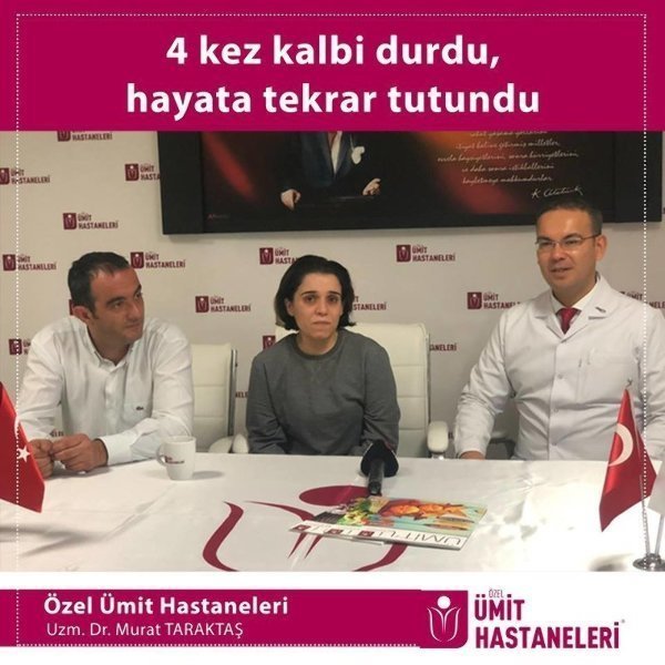 4 kez kalbi durdu, hayata tekrar tutundu 4 kez kalbi durdu, hayata tekrar tutundu