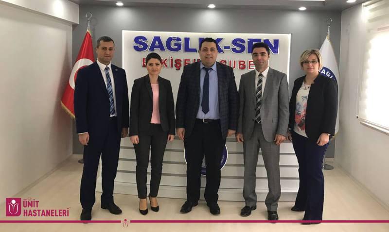 Özel Ümit Sağlık Sen’e “Hayırlı olsun” dedi. Özel Ümit Sağlık Sen’e “Hayırlı olsun” dedi.