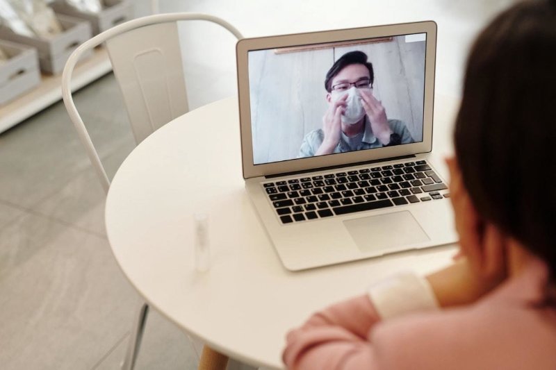 Video Conference System with Corona (Covid-19) Patients
